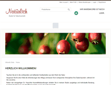 Tablet Screenshot of natuerlich-naturkosmetik.com